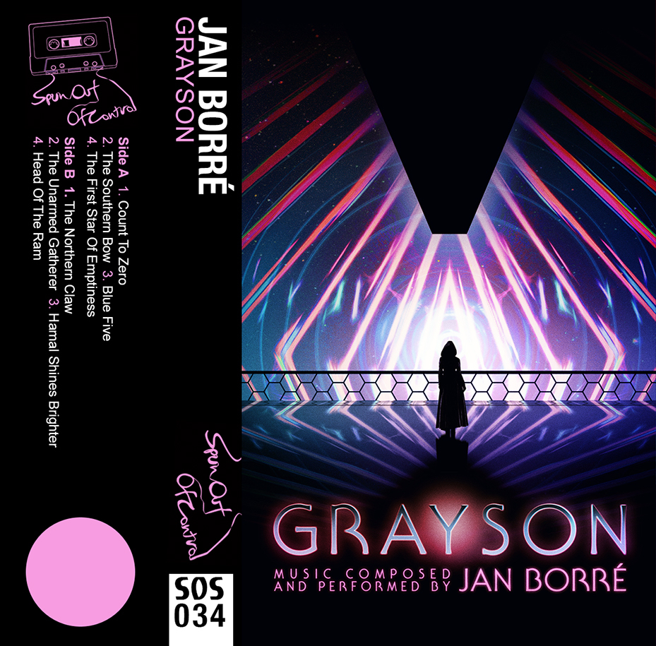Jan Borre Grayson cassette cover Spun Out Of Control.jpg
